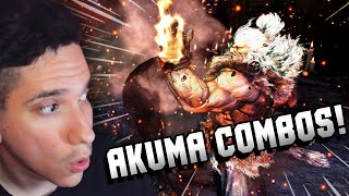 The BEST Akuma combos in Street Fighter 6 so far [upl. by Girish989]