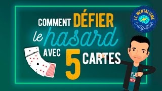 Défier le HASARD avec CINQ CARTES  par Fabien OLICARD [upl. by Conrado224]