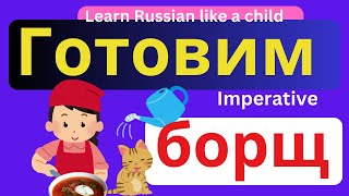 Learn Russian with everyday situations Russian grammar listening verbs aspect sentences story [upl. by Alys]