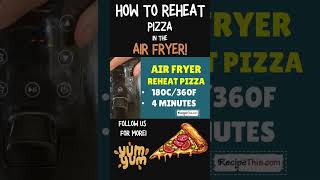 How To Reheat Pizza In An Air Fryer shorts [upl. by Mccormac]