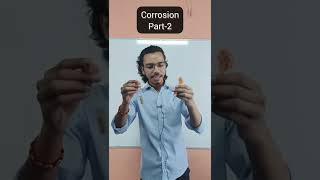 Rusting Of Iron  Corrosion Explanation  Part2  Corrosion Class 10 chemistry science shorts [upl. by Barbi]