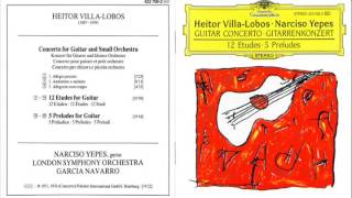 Narciso Yepes quot5 Preludes for guitarquot  Heitor VillaLobos [upl. by Brandea]