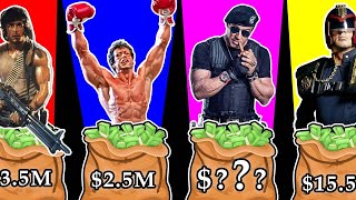 Sylvester Stallones Movie Paychecks Every Film Ranked [upl. by Keven890]