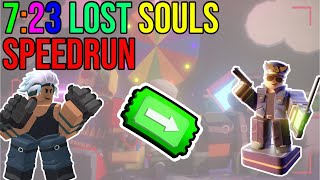 723 LOST SOULS SPEEDRUN WITH TIME SCALE TICKET  Roblox Tower Defense Simulator [upl. by Wyck]