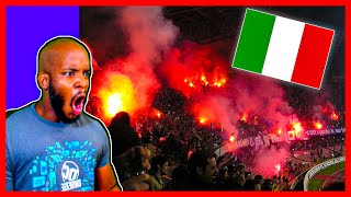 VIVA ITALIA American REACTS to TOP 10 ULTRAS in ITALY [upl. by Ynnos]