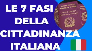 QUALI SONO LE 7 FASI DELLA VOSTRA PRATICA DI CITTADINANZA ECCOLE SPIEGATE NEL DETTAGLIO [upl. by Kristan544]