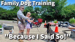 Old Fashioned Dog Training Advice  Do It Because I Said So [upl. by Ricoriki]