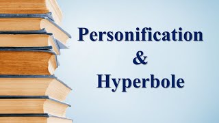 Personification and Hyperbole  Explained in Urdu Hindi  Literary Devices Figure of speech [upl. by Cath]