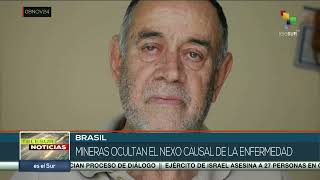 Ola de muertes por silicosis afecta a trabajadores mineros en Brasil [upl. by Ilamad]