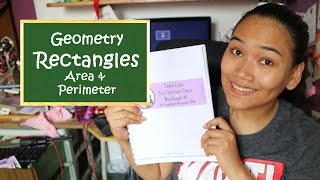 Area and Perimeter of Rectangles  Geometry  Free Civil Service Review [upl. by Harrie]