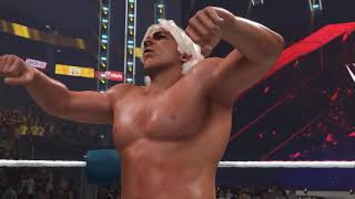 WWE 2K24 Sting VS Ric Flair [upl. by Kcirded]