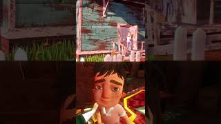 HELLO NEIGHBOR 2 vs HELLO NEIGHBOR PART 4 shorts [upl. by Amal]