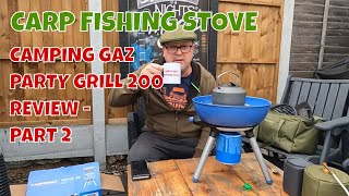 Better Than Fox Cookstation Carp Stove Camping Gaz Party Grill 200 Stove  Part 2  Boil Off [upl. by Reisch]