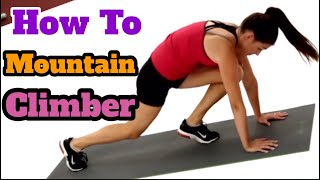 How to Do Mountain Climbers for Lower Abs amp Core Strength  Lower Abs Exercise  Exercises [upl. by Ahsiekam77]