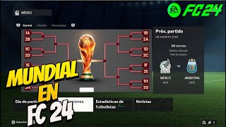 Como JUGAR el MUNDIAL en FC 24 [upl. by Cassidy]