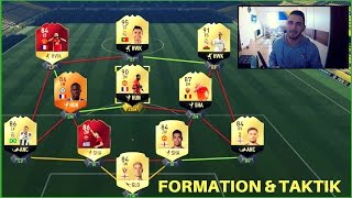 PLATZ 12 DER WELT  DIE SETTINGS  FORMATION TAKTIK amp ANWEISUNGEN  FIFA 17 ULTIMATE TEAM [upl. by Aerdnaxela649]