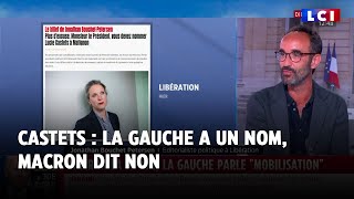 Castets  la gauche a un nom Macron dit non [upl. by Niret]