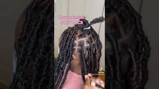 Soft locs tutorial fast and easy [upl. by Amir]