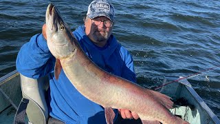 Muskie catch Ontario Canada Eagle Lake [upl. by Animsaj]