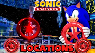 All Red Star Ring Locations in the Space Colony Ark Sonic Speed Simulator [upl. by Novart]