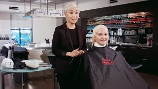 How to Create Silver Hair Color Wella Professionals [upl. by Nuarb]