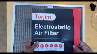 Electrostic Furnace Air Filter by Torjim electrostatic hvac [upl. by Rednas]