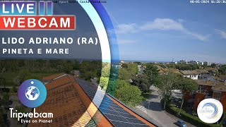 Lido Adriano Live Webcam  Pineta e Mare [upl. by Arodaeht]