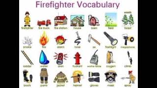 Firefighter vocabularies in English language  improve your language [upl. by Akahs]