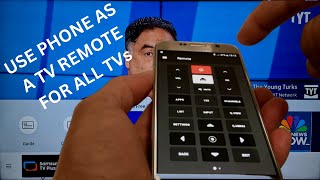 How to use your smartphone as a TV remote for all TVs smart amp non smart [upl. by Haroppizt732]