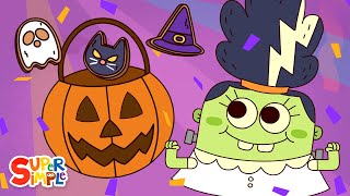 Monster Party  Kids Halloween Songs  Super Simple Songs [upl. by Volkan]