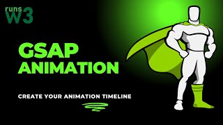 GSAP animation introduction and implementation by w3runs [upl. by Nahtanhoj540]