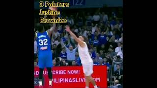 3 Pointer from Justine Brownlee gilaspilipinas gilasbasketball [upl. by Naruq]