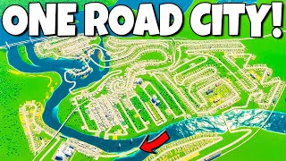 Cities Skylines 2 but theres only one road [upl. by Edyaw]