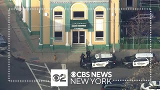 Live News conference after imam shot outside Newark NJ mosque [upl. by Asirrac]