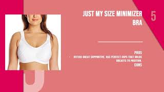 10 Best Minimizer Bras 2018 Updated [upl. by Idelson564]