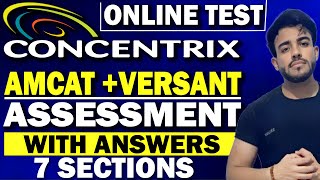 CONCENTRIX AMCATVERSANT Assessment Test  With Answers  Technical Support Voice SVAR TEST [upl. by Kaden468]