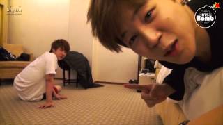 BANGTAN BOMB Jin and Jimins Pushup time 2  BTS 방탄소년단 [upl. by Politi]