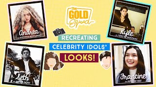 RECREATING OUR CELEBRITY IDOLS’ LOOKS  The Gold Squad [upl. by Kaufmann]