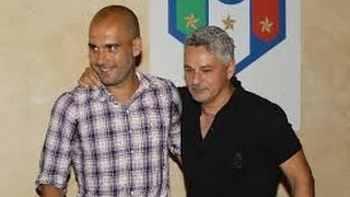 Baggio incontra Guardiola [upl. by Matthiew]