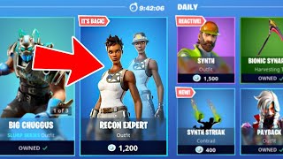 New RECON EXPERT in ITEM SHOP Fortnite Battle Royale [upl. by Serilda]