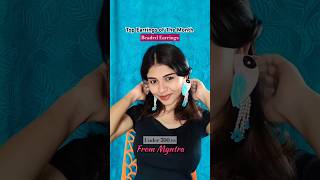 For Every Occasion Earrings must try youtubeshorts beadedearring Myntra earrings viraltrends [upl. by Alhsa8]