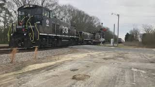 Laurinburg amp Southern Railroad In East Laurinburg NC  03022021 [upl. by Duggan]