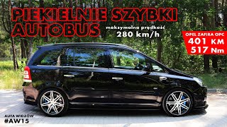 Opel Zafira OPC 401 KM i 517 Nm  Auta Widzów AW15 [upl. by Kotta]