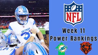 NFL Power Rankings Week 11  2024 [upl. by Edia117]