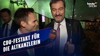 Merkel feiert ihren 70ten – und Fabian Köster muss draußen bleiben  heuteshow vom 27092024 [upl. by Arakihc464]