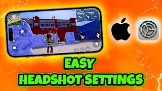 Free Fire iPhone Settings sensitivity 2023  iPhone 14 pro Gameplay 🔥 [upl. by Alatea194]