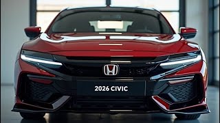 2026 Honda Civic Redefining Style Technology and Performance in a Compact Icon [upl. by Aiuqal]