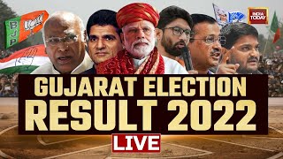 Gujarat Elections 2022 Result LIVE Updates Can BJP Register A Historic Win Over AAP amp Congress [upl. by Oijile614]