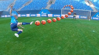 freekickerz VS Zenit St Petersburg  Football Challenges [upl. by Aislehc237]