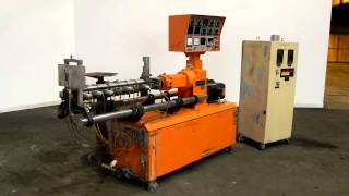 Used Leistritz 34mm CoRotating Twin Screw Extruder Model LSM3034 GL  Stock 43148001 [upl. by Erlene]